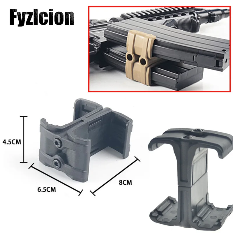 

Fyzlcion 1pcs Magazine Coupler Link For 5.56 x45mm NATO 30/40 Round Magazines M4 MAG595