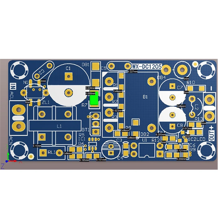 12 Вт AC DC преобразователь входное напряжение 85 265 в 110 В 220 до 2A низкая пульсация