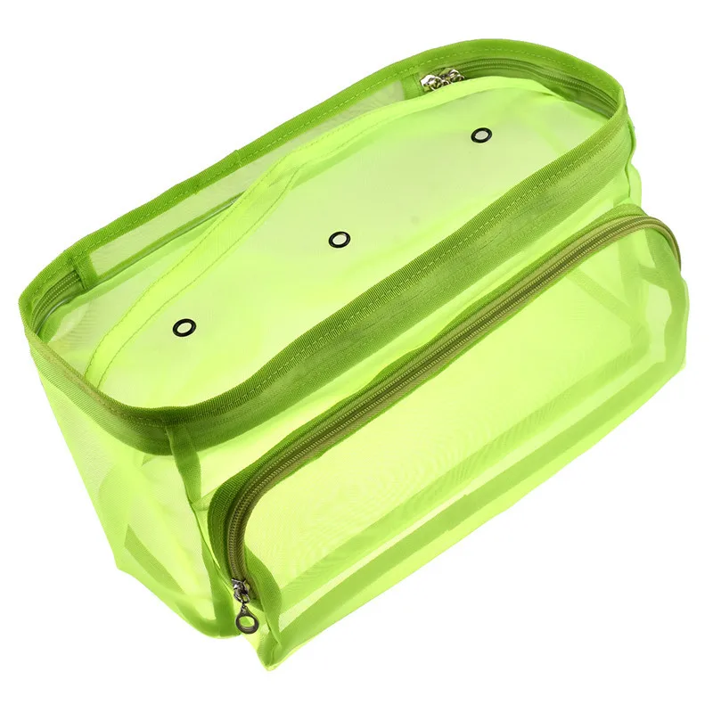Сплетенные сумки Органайзер пряжа сетчатый мешок для хранения сумка для хранения для вязания крючком спицы Швейные аксессуары - Цвет: Light Green