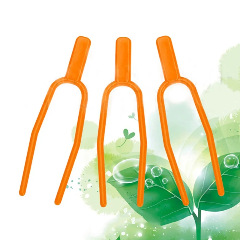 

Garden tools 100pc Plastic Quality Plant Clips Stolons fixing fastening Fixture clamp strawberry fork Farming Clip