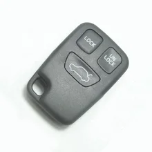 Chave da aleta Shell Box fit for VOLVO Reequipamento S40 V40 S60 XC70 3 Botão do Controle Remoto Caso Kit