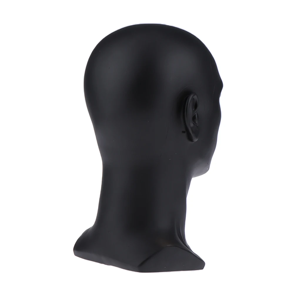 Male Mannequin Manikin Head for Hat Glasses Caps Wigs Jewelry Display Holder Stand Model Light Gray