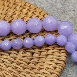 8 мм 12 мм полуфабрикатов камни шары фиолетовый аметисты аксессуары ремесла Свободные Круглые бусины ювелирных изделий подарки ручной