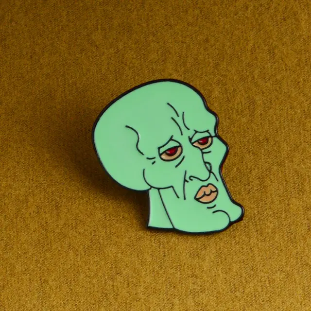 Multiple Punk Face enamel Pin Badge Dark Sentiments Multi-eye Sandy Danny Lapel Brooches for Women Men Abstract portrait Jewelry Style 12