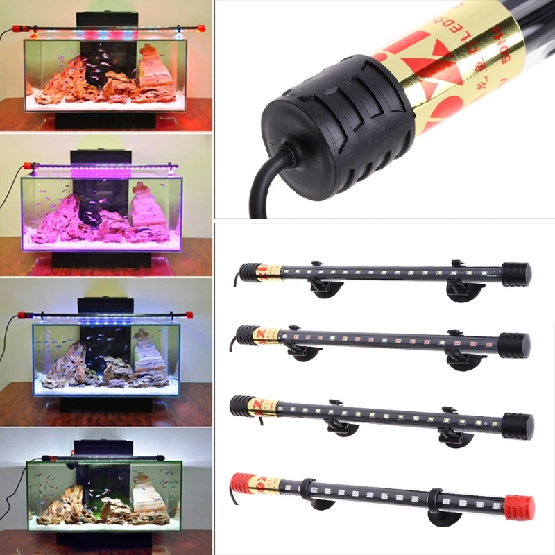 

30cm EU Plug 2.4W Submersible Waterproof Aquarium Fish Tank LED Light Bar Strip