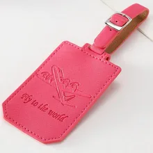 Персонализированные самолет чемодан кожа багажная бирка этикетка сумка Подвеска Сумочка Аксессуары для путешествий имя ID адрес метки LT09A