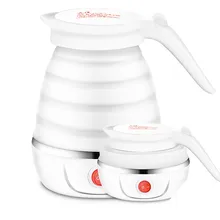 Электрический мини-чайник путешествия складной компактный тепловой