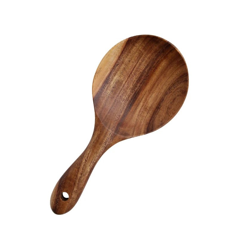 BalmyDays деревянная посуда для кухни деревянная ложка шумовка с длинной ручкой кухонные ложка деревянная рисовая совок рисовая весло лопатка шумовка для кухни Деревянные ложки для приготовления кухонная утварь