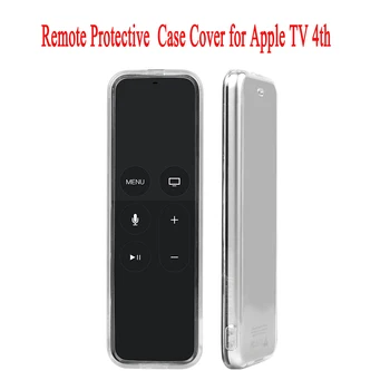 

New Protective Remote Case Soft Clear TPU Protective Case Sleeve Cover for Apple TV 4th Remote Case