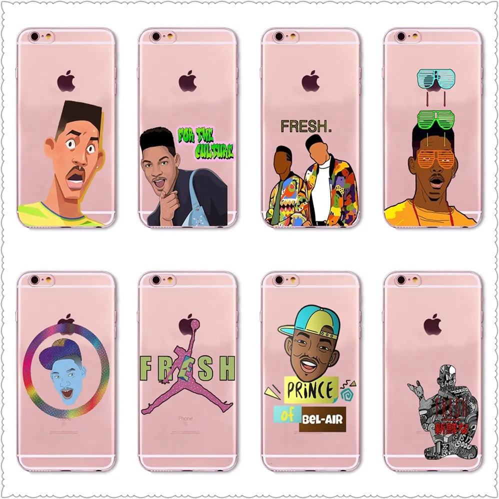 The fresh prince of bel air Case For iPhone X XS Max XR 8 for SamsungS7 S8 S9 FRESH Silicone Phone Cover