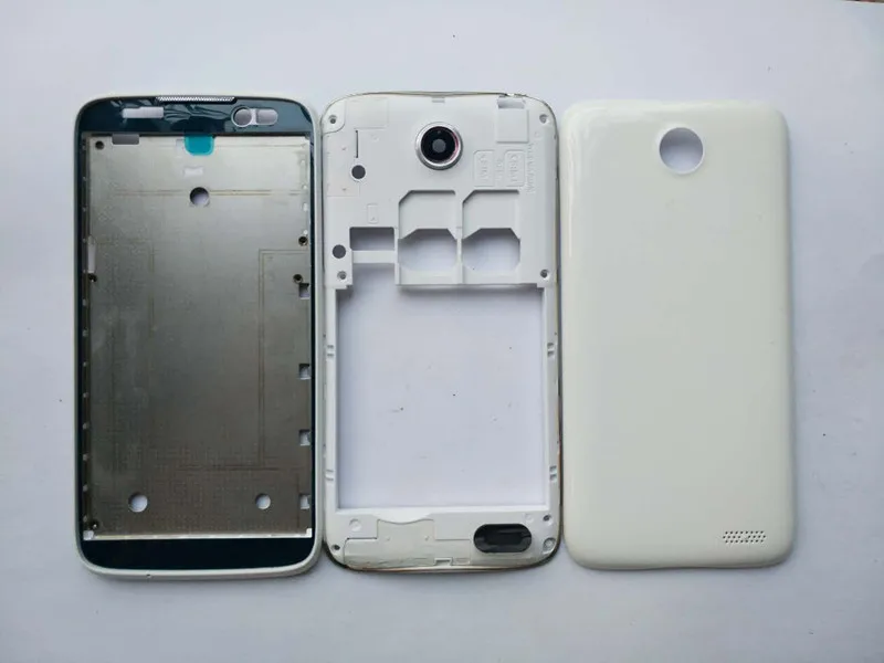 

New Front Frame LCD Screen Frame Middle Frame Battery Door Back Cover Housing Case For Lenovo A516 With Camera Lens