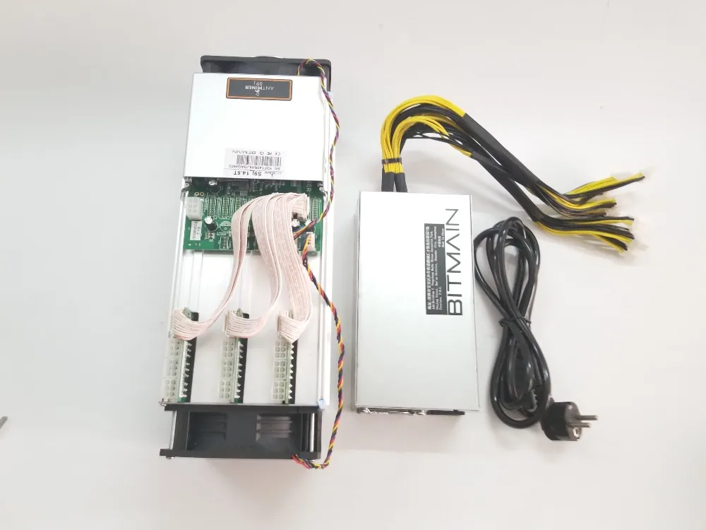 Новый AntMiner S9j 14 5 T Биткоин Майнер BITMAIN 1800W PSU Asic BTC BCH Шахтер лучше чем Antminer S9 S9i 13T 13 14T