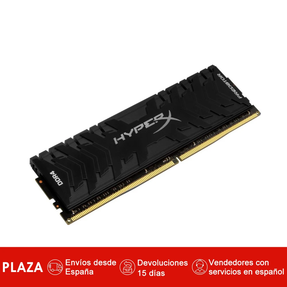 

HyperX Predator 16GB 3200MHz DDR4 Kit, 2 x 8 GB, Negro