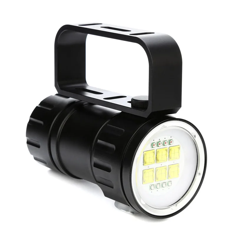 

300W 80M Diving Flashlight Photography Light Underwater IPX8 Waterproof LED Torch Flashlight Bike Light Bicycle Lamp #F40OT11