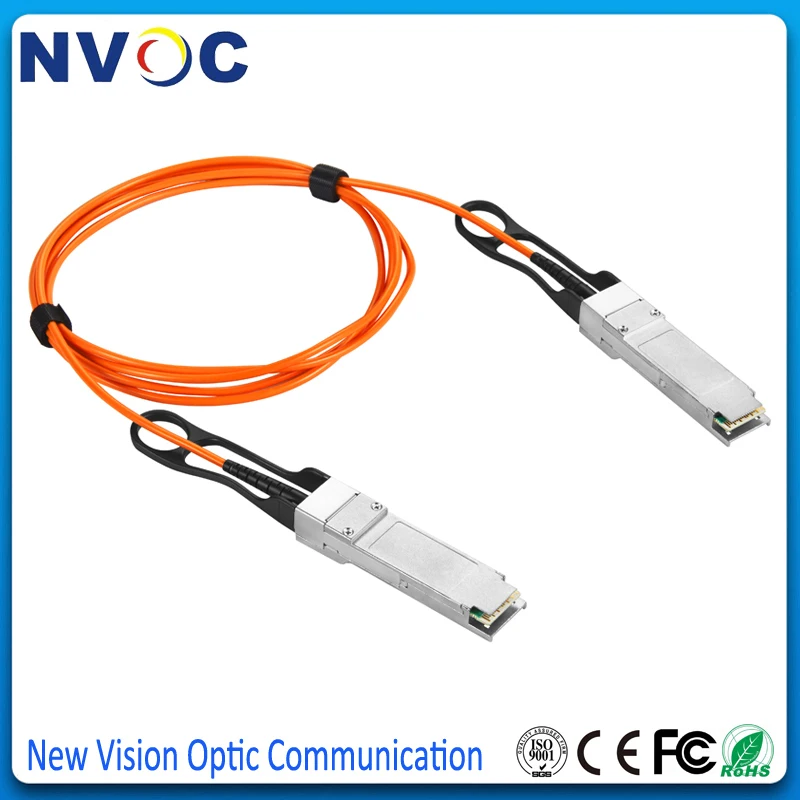 Бесплатная доставка 7 м (23 фута) совместимый с сетями Arista 40G QSFP + Активный