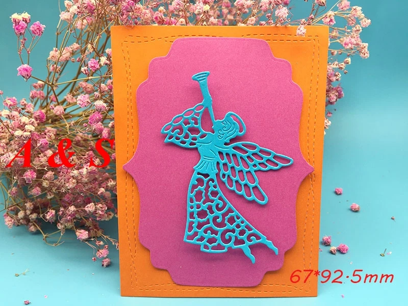  Y415 METAL CUTTING DIES Christmas Angel Scrapbook card invitation paper craft party decor embossing - 32852976509