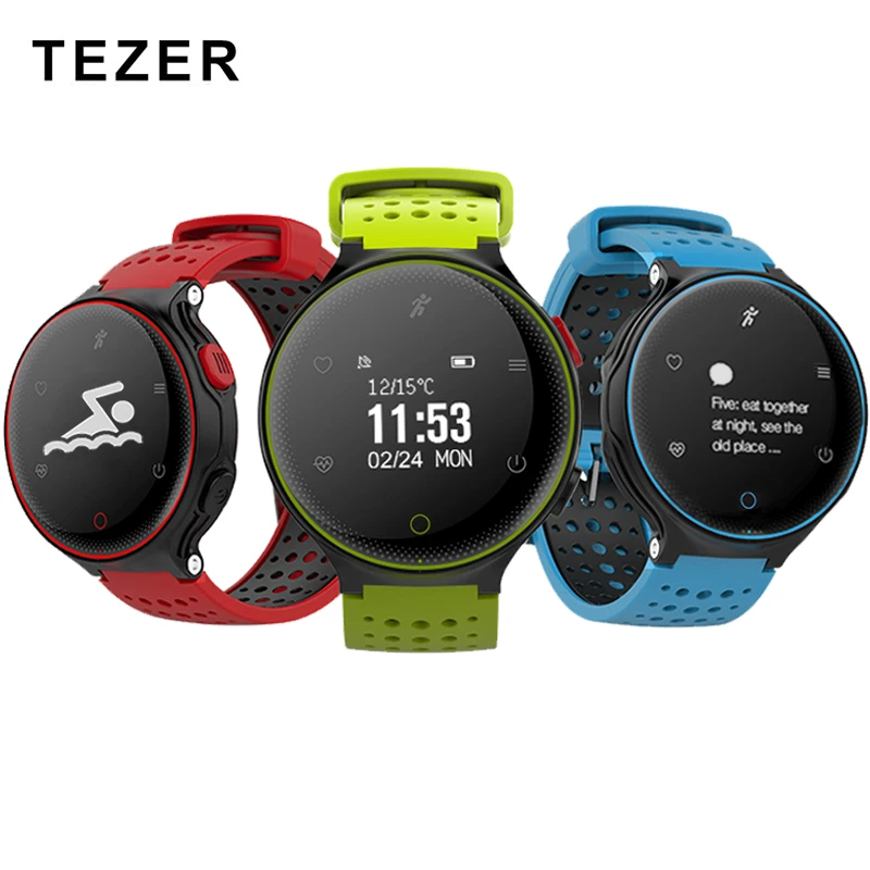 Tezer R22 Smart Bracelet Wristband Bluetooth IP68 Waterproof Monitor Sport Wristlet Activity Tracker sport smart wrist watch