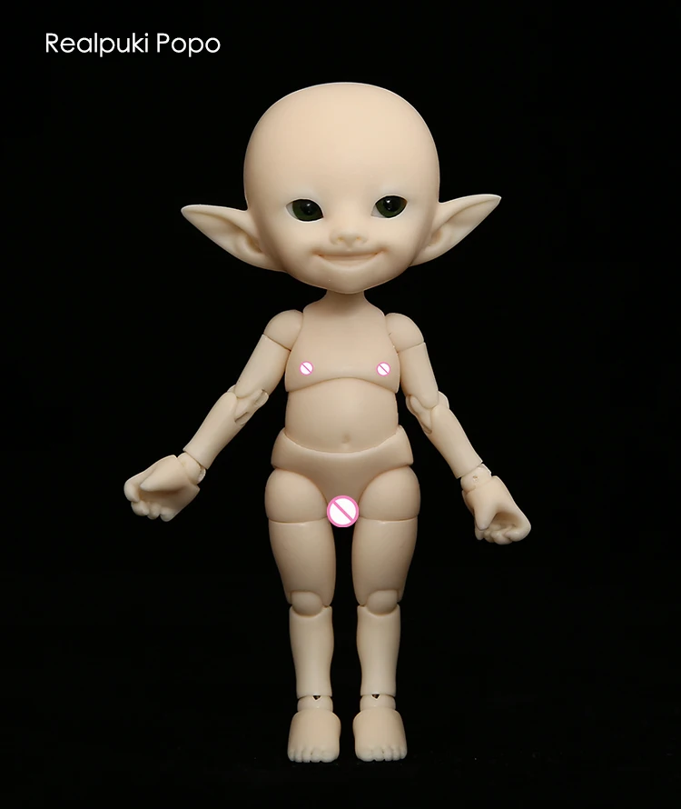 Fairyland FL Realpuki Popo BJD кукла 1/13 розовая улыбка эльфы игрушки