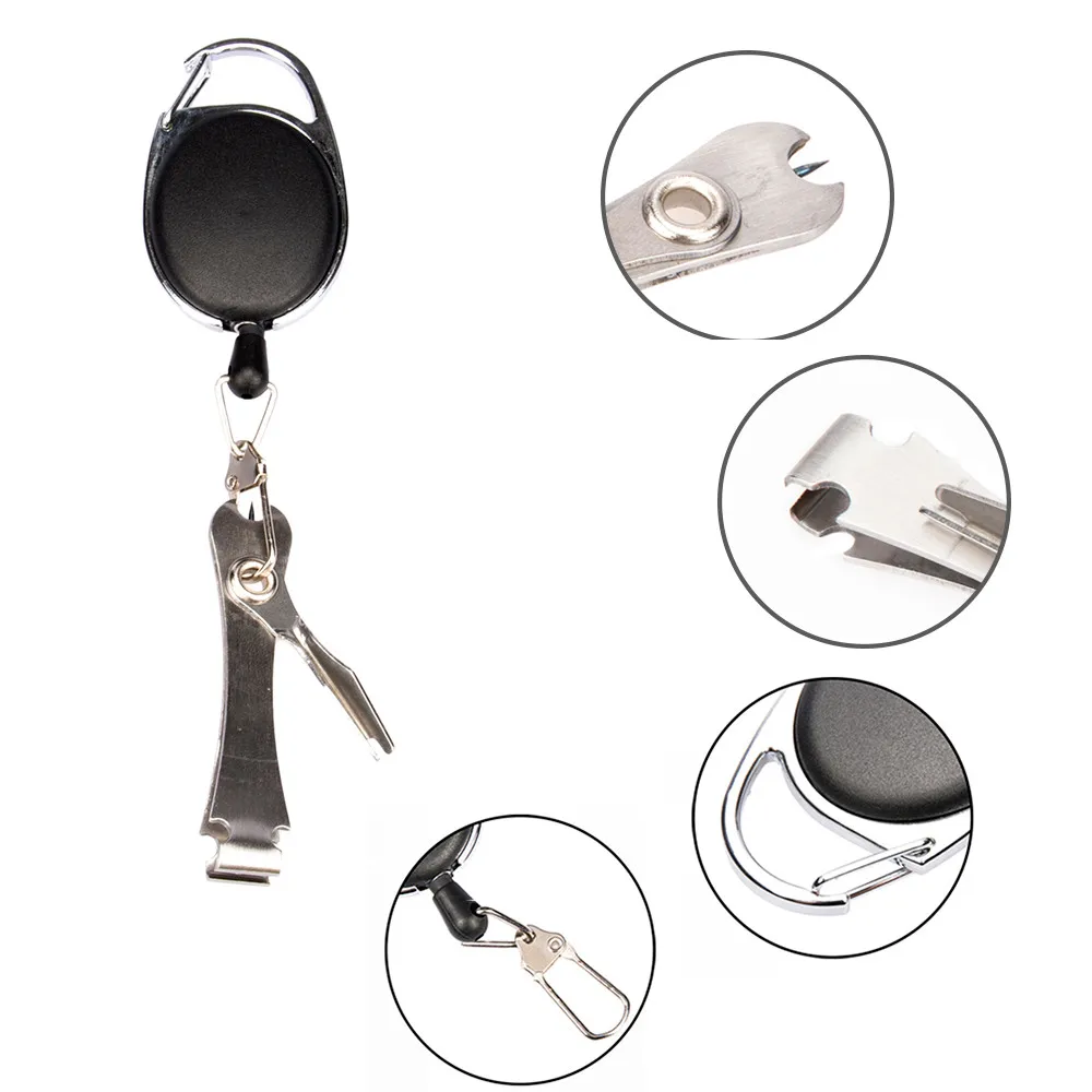 

New Quick Knot Cutter Nippers Snip Tying Tool Fishing Clippers Line With Zinger wobblers for fishing leurre peche brochet