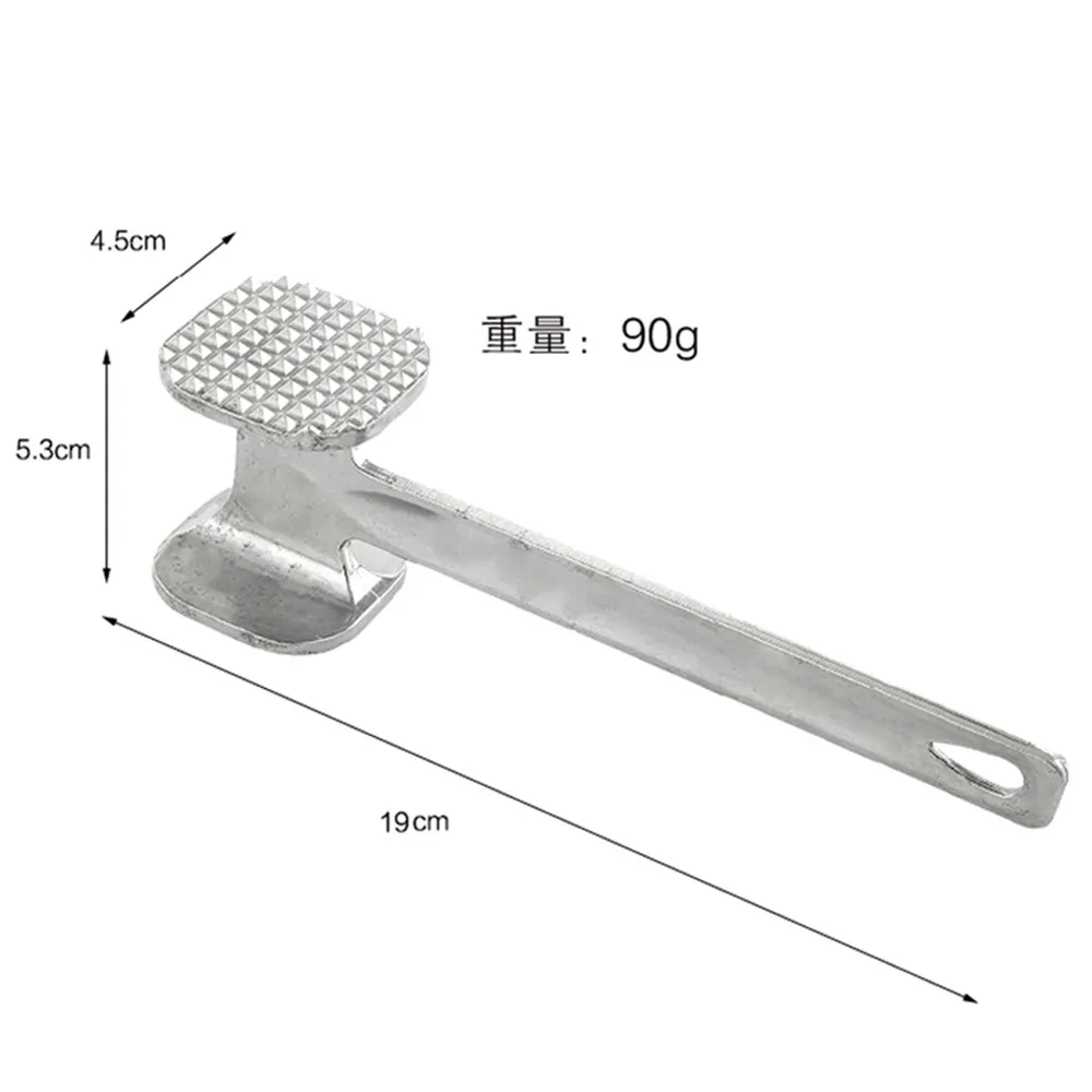 Горячая алюминиевый мясной молоток тендеризатор для говядины, курицы алюминиевые две стороны стейк порки прямая покупка