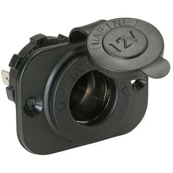 

12V 24V Outlet Car Motorboat Lighter Power Socket Socket Mini Waterproof Cover Tool Anti-flame Female Auto Power Plug