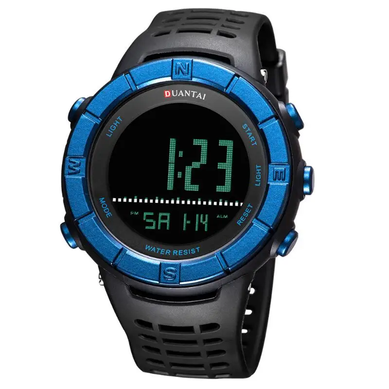 

6.11 Mens Fashion Super Waterproof Plastic Blacklight LED Digital Watch Men Sport Watch Outdoor Watch relogio masculino