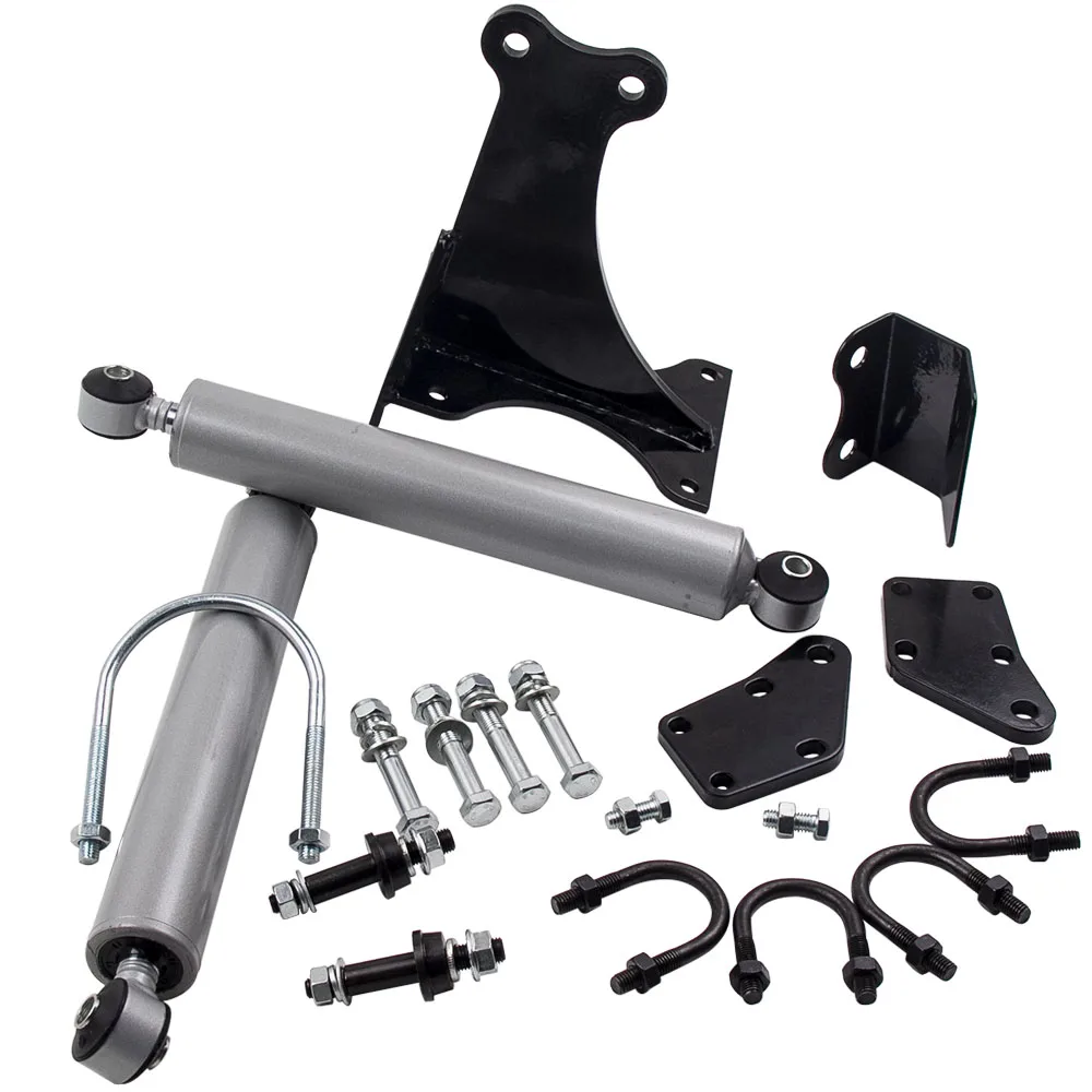 Dual Steering Stabilizer Kit For Ford F250 F350 Super Duty Dual