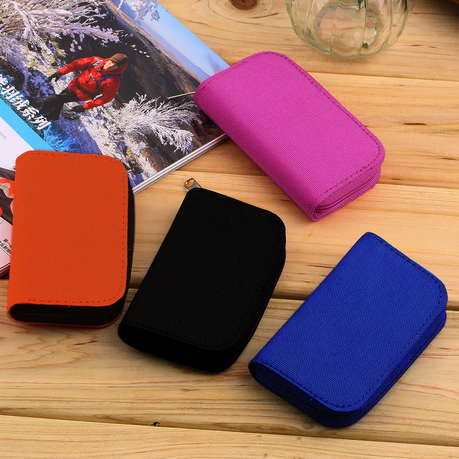 4 Colors MMC SDCF Micro Memory Card Storage Carrying Pouch bag Box Case Holder Protector Wallet