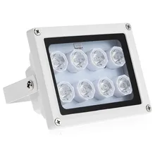 NEW Infrared Illuminatoring 8 Array IR LEDS Night Vision Wide Angle Outdoor Waterproof For CCTV Home Security