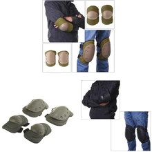 2017 Nice High Quality Nylon Wrist 4 Outdoor Sports Safety Adjustable Knee Elbow Protective Pad Protector Gear