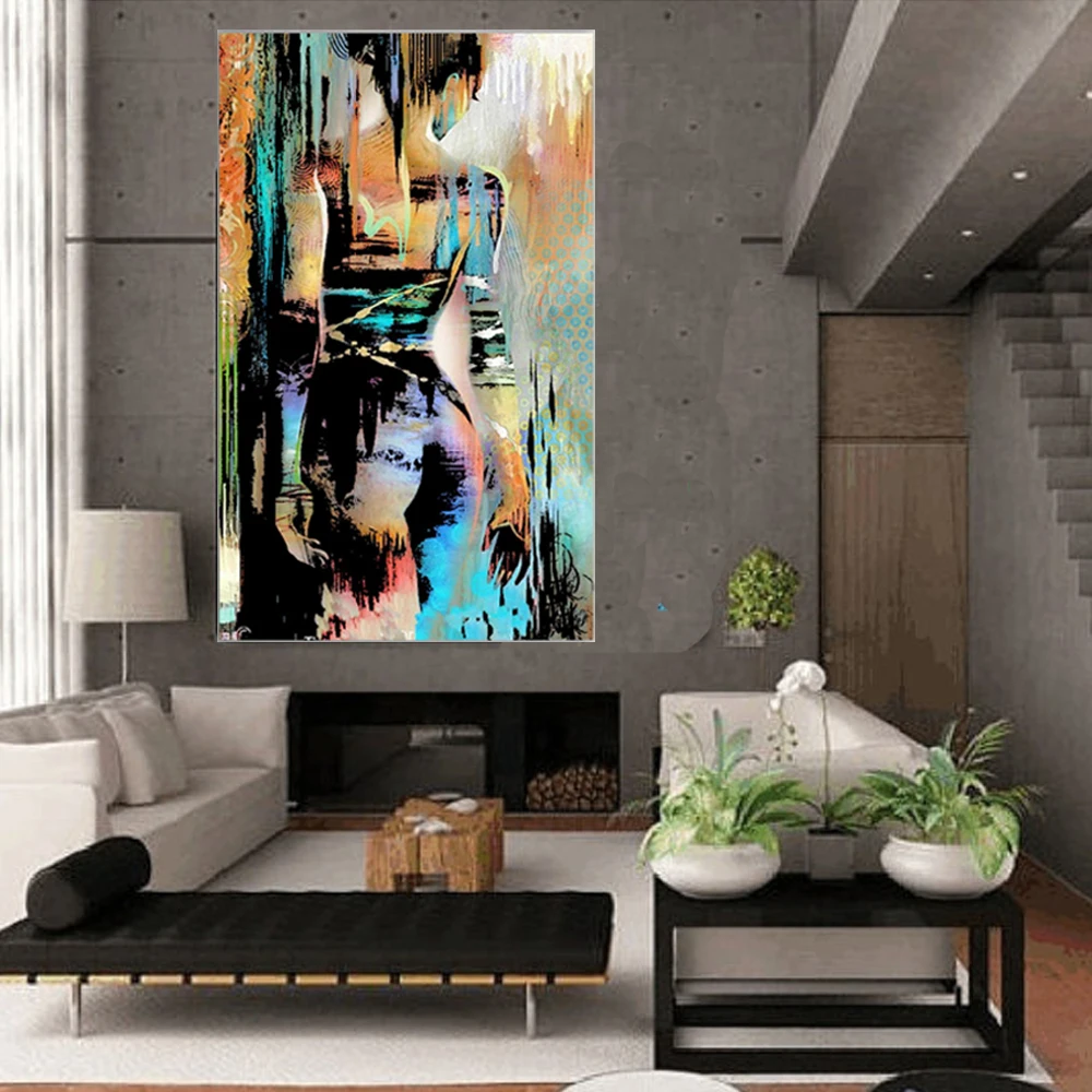 Online kopen wholesale abstract naakt schilderen uit china ...
