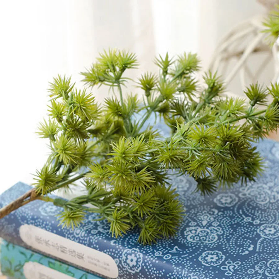 

1PC/30CM Artificial Pine Needles Fake Pine Branches Small Tree Artificial Plants For Christmas Wedding Home Office Decoration
