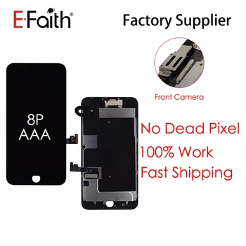 

50 PCS Screen LCD For iPhone 8P 8Plus LCD Display 3D Touch Screen+Front camera Digitizer Assembly Replacement DHL Shipping