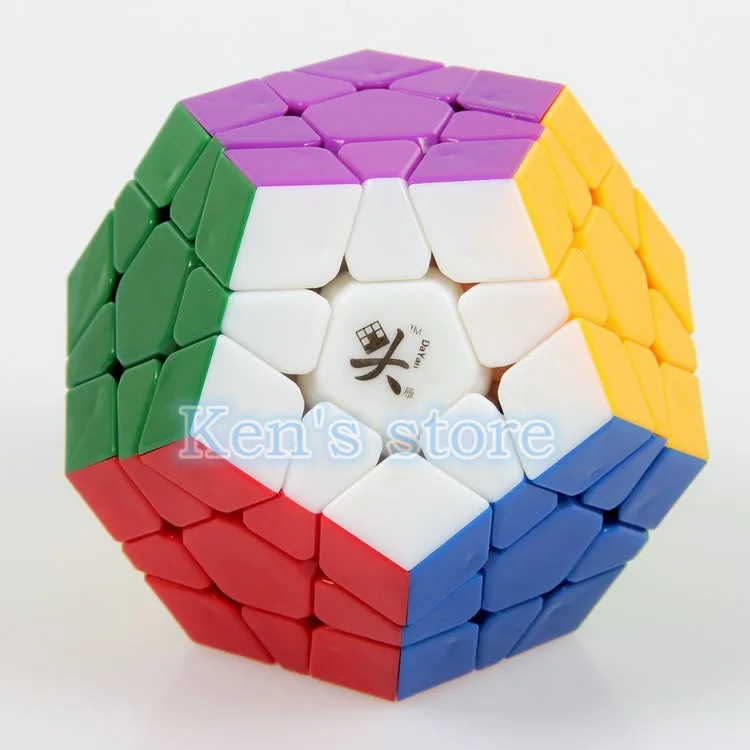 Фирменная Новинка Даян Megaminx 1 12 оси 3 ранга Додекаэдр Stickerless Скорость Головоломка Куб Игрушечные лошадки для малыша детский Бесплатная