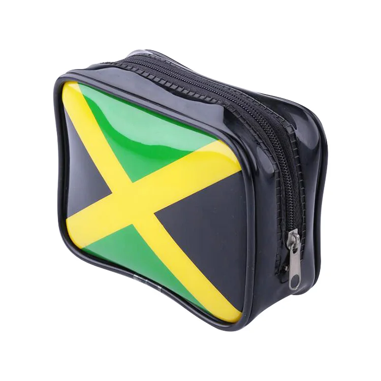 Custom Brazil Style Glossy Black PVC vinyl Makeup Purse Toiletry Pouch Cosmetic Organizer Bags Available for Personalize