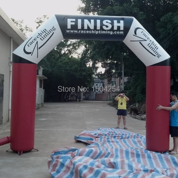 

factory direct sale High quality 5m inflatable finish start sports arch,inflatable square finish arch for adversting,arch toy