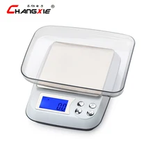 10 piece/packet 1kg/0.1g Precision LCD Electronic Scales Balance Digital Jewelry Scale Household Stainless Steel Kitchen Scale