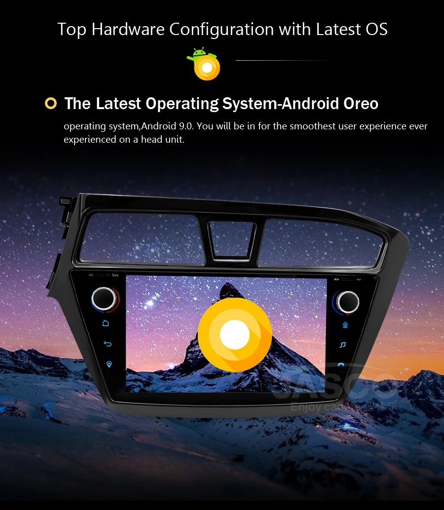 Best Android 9.0 Car DVD Stereo Multimedia Headunit For HYUNDAI I20 2015  Auto PC Radio GPS Navigation Video Audio 4G RAM 4