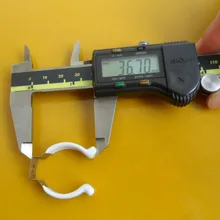 DHL 500 шт./лот белый Виварий аквариума флуоресцентный 28,3 мм T9 уф трубка для подсветки металлическими зажимами