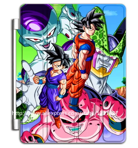 Cell Dragon Ball Z Cartoon Cases For Ipad Mini 1 For Ipad Mini 2 3 Cover For Ipad 2 3 4 5 6 Air Air 2 Gen Skin Shell Covers Case Ipad Read Ipad Webcamipad 2 Leather Case Aliexpress