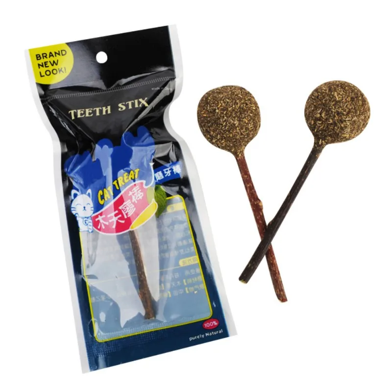 Nature Peppermint Lollipop Kittens Cat Toy Cat Catnip Lollipop Catnip