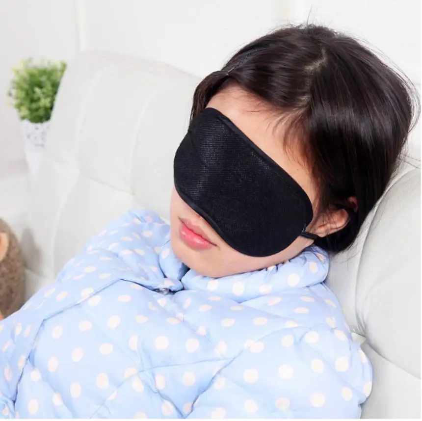 

1PC New Pure Silk Sleep Eye Mask Padded Shade Cover Travel Relax Aid
