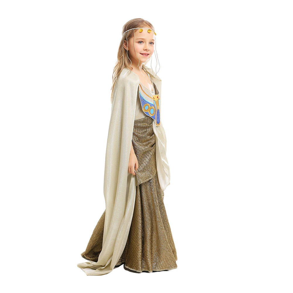 

Foreign trade quality Ancient Egyptian mythology long skirt Children's Halloween COS Egyptian Pharaoh Children's Day