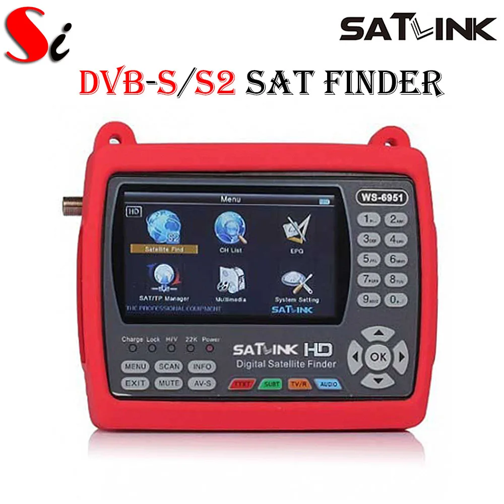 

Satlink WS-6951 DVB-S/S2 HD Satellite Finder with MPEG-2/MPEG-4