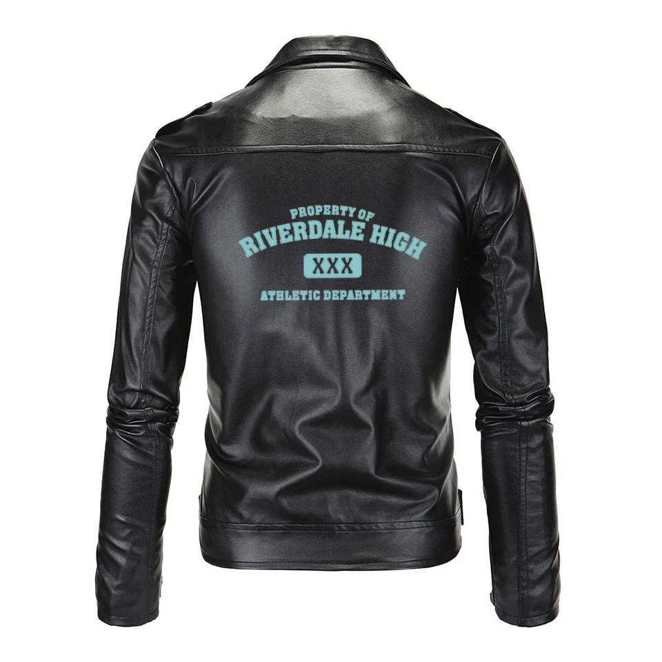 Крутые кожаные куртки с отложным воротником south side Riverdale Serpents Мужская Уличная