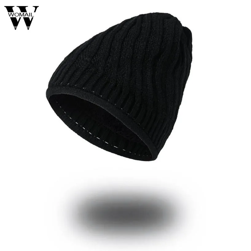 

2017 Men Women Unisex Baggy Warm Winter Wool Knit Ski Beanie Caps Hat