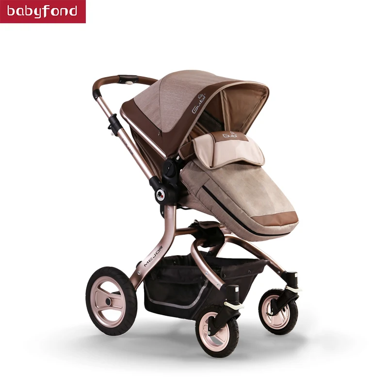 

Gubi Baby Carriage High Landscape Light Baby Stroller Can Sit and Lie Shock Proof Folding Two-way Implementation