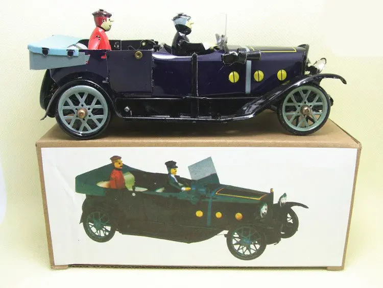 [Funny] взрослая Коллекция Ретро заводная игрушка металлическая оловянная Игрушка два человека винтажная Роскошная механическая игрушка