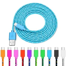 USB Type C Cable Fast Charging USb C Cables Type-c Data Cord Charger USB C For Samsung S9 Note 9 Huawei P20 Pro Xiaomi 1m/2m/3m 1m 2m usb c usb 3 1 type c male to female extension data cable usb type c for laptop