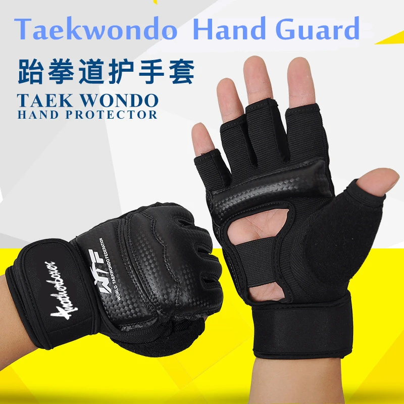 Download 2016 PU Half Finger Taekwondo gloves TKD protector ...